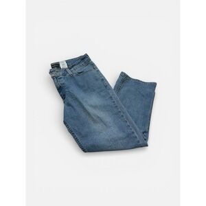 Eddie Bauer Women's Jeans Size 10 Blue‎ Stretch Denim Straight Bootcut